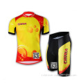 Polyester Fabric High Quality Cycling Jersey and Shorts OEM